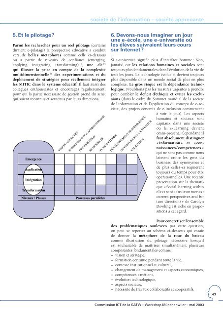 NÂ° 3 F3-MITIC, mai 2003 - Short Information about the ICT 21 process