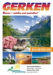 Katalog 2014 - Gerken-Reisen