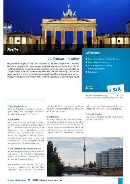 Reisekatalog - Garber Reisen GmbH