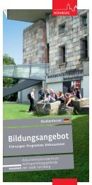 Programm Bildungsangebot - Museen der Stadt NÃ¼rnberg