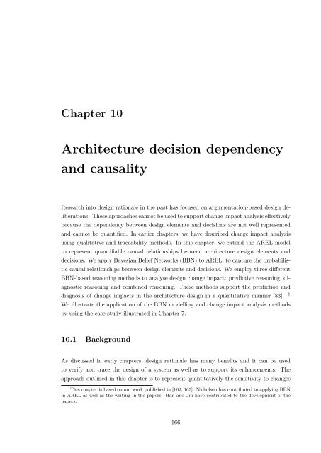 A Rationale-based Model for Architecture Design Reasoning