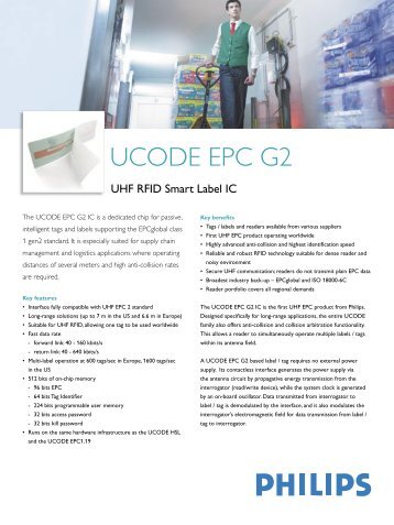 UCODE EPC G2 - IC-TAG Solutions