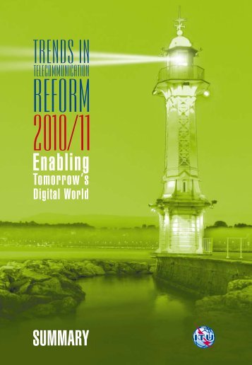 Trends in Telecommunication Reform - ICT Digital Literacy