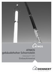 ATMOS gebÃ¤udehoher Schornstein - Dennert Baustoffwelt