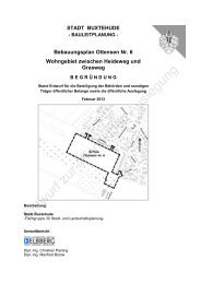 Bebauungsplan Ottensen Nr. 6 Wohngebiet ... - Stadt Buxtehude