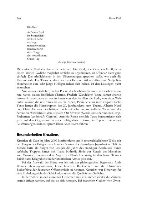 Kulturelle Vielfalt deutscher Literatur, Sprache und ... - SUB  Göttingen