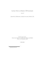 Lecture Notes on Relative GW-invariants - ICTP