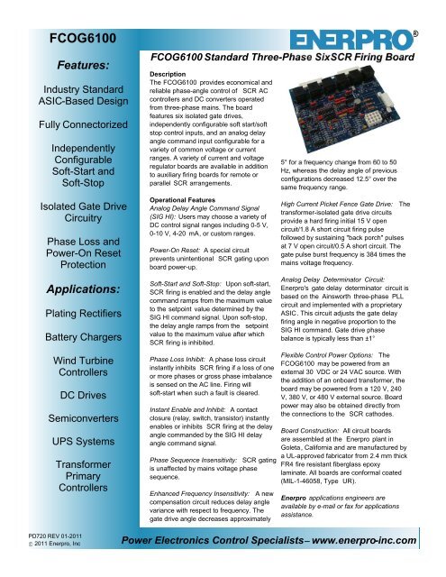 PD720 FCOG6100 Product Guide.sdr