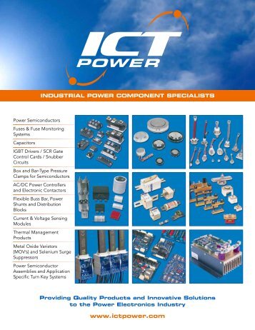 industrial power component specialists - I.C.T. Power Company Inc.
