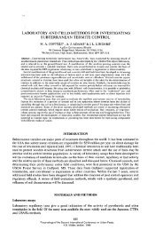 laboratory and field methods for investigating subterranean termite ...