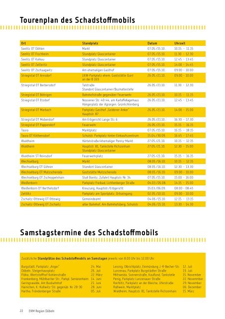 Abfallkalender 2014 - Stadt Leisnig