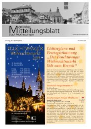 Mitteilungsblatt Nr 24 vom 22.11.2013 - Stadt Feuchtwangen