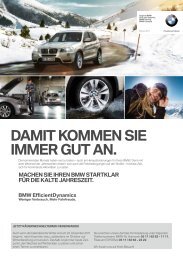 DaMiT kOMMen Sie iMMer guT an. - BMW Niederlassung Hannover