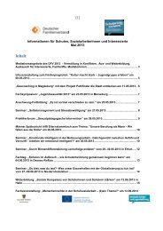 Informationen fÃ¼r Schulen, SozialarbeiterInnen und Interessierte ...