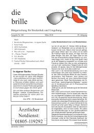 die brille - Gemeinde Bredenbek