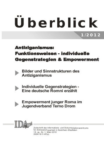 1/2012 Bilder und Sinnstrukturen des Antiziganismus ... - IDA-NRW