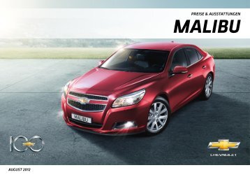 MALIBU - Chevrolet Deutschland Gmbh