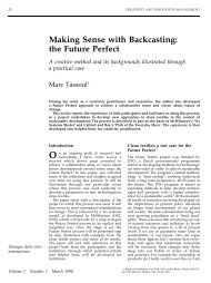 Making Sense with Backcasting: the Future Perfect - IDA