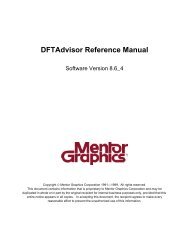 DFTAdvisor Reference Manual - IDA
