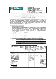 IDBI Bank Ltd Specialized Corporate Branch, Recovery Vertical, 4th ...