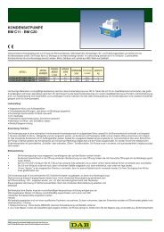 Technisches Datenblatt - DAB Pumpen