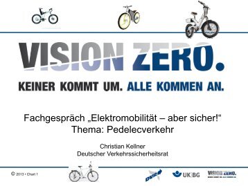 Vision Zero - Pedelec-Verkehr