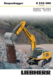 Technische Beschreibung R 950 SME Litronic - Liebherr