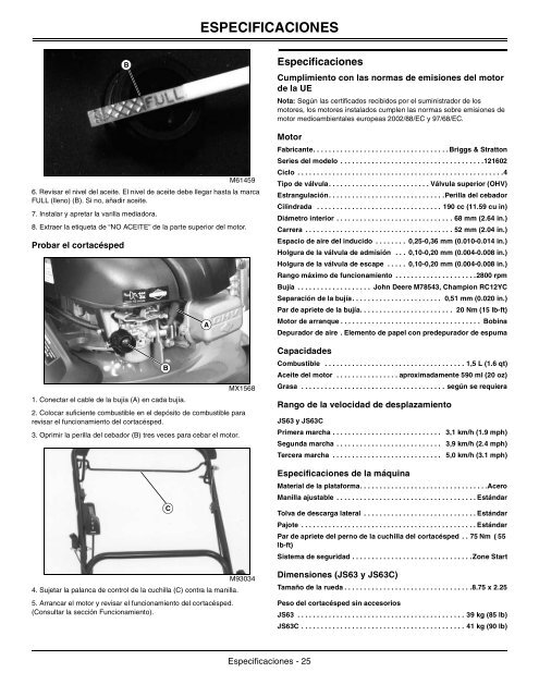 BETRIEBSANLEITUNG - Operator's Manual - John Deere