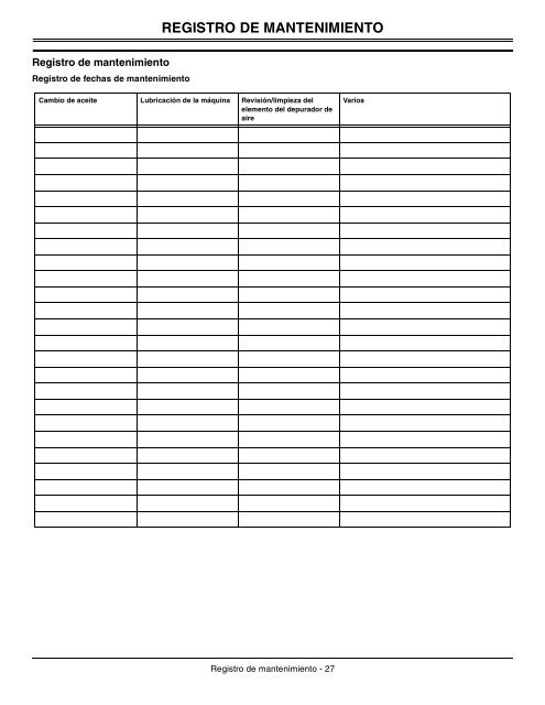 BETRIEBSANLEITUNG - Operator's Manual - John Deere