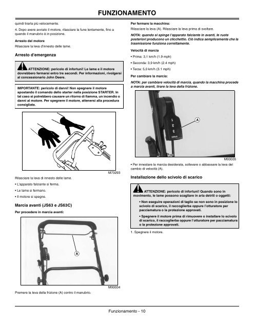 BETRIEBSANLEITUNG - Operator's Manual - John Deere