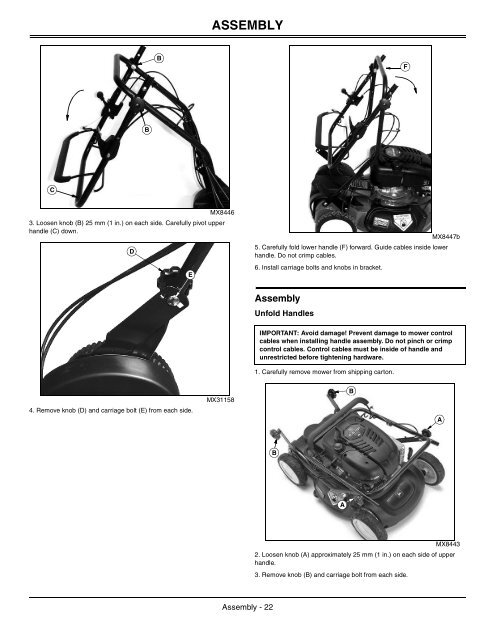 BETRIEBSANLEITUNG - Operator's Manual - John Deere