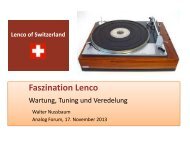 Faszination Lenco - AAA Switzerland