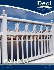 railing - Ideal Aluminum Products