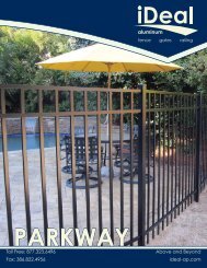 Parkway fence - Ideal Aluminum Products