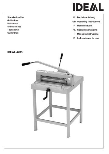 IDEAL 4205 - Ideal-MBM