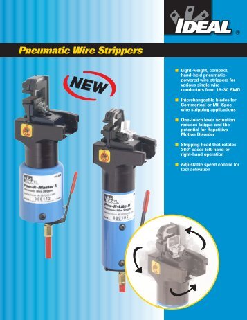 Pneumatic Wire Strippers - Ideal Industries Inc.