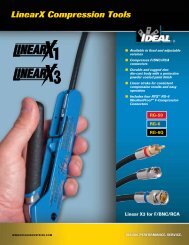 LinearX Compression Tools - Ideal Industries Inc.