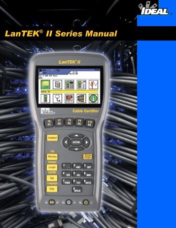 LanTEKÂ® II Series Manual - Ideal Industries Inc.