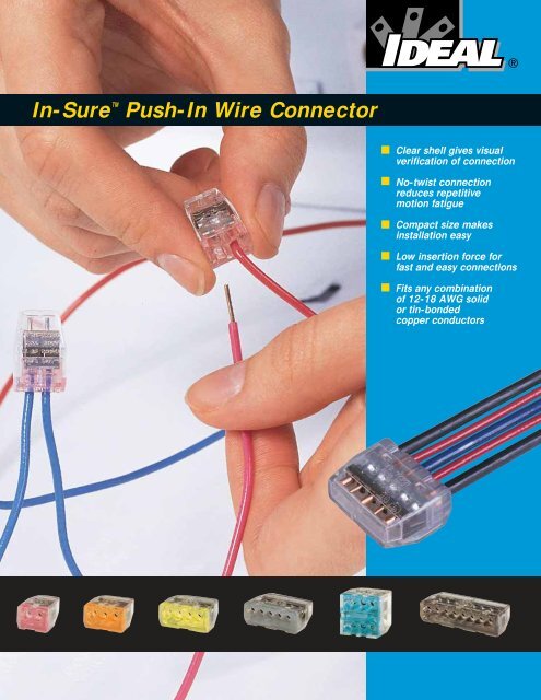 Push in wire connectors deals