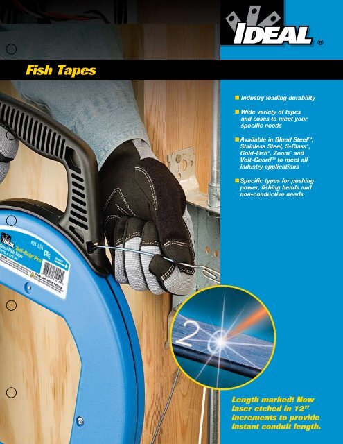 Fish Tapes Catalog and Selection Guide - Ideal Industries Inc.