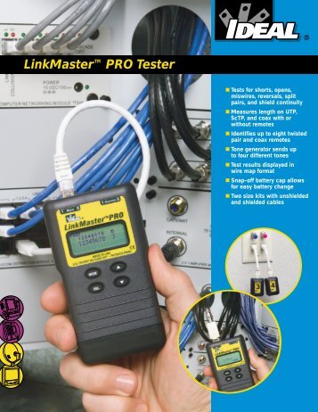 LinkMasterâ¢ PRO Tester - Elma Instruments