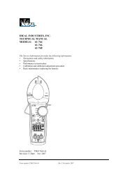 61-764, 61-766, 61-768 Series 660A Clamp Meters Manual with ...