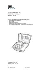 61-796 Earth Ground Resistance Tester Manual - Ideal Industries Inc.