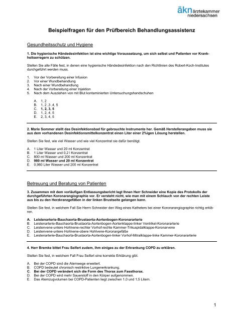 Beispielaufgaben fÃ¼r die schriftliche MFA-AbschlussprÃ¼fung