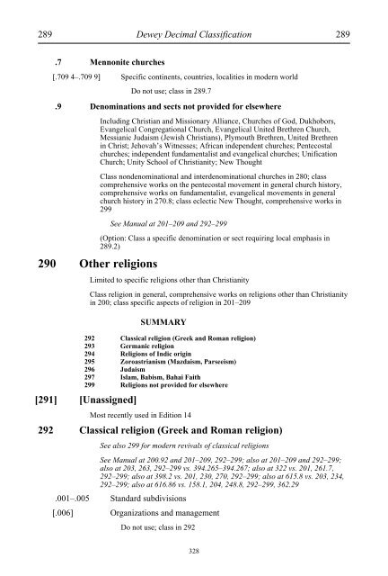 200 Religion - OCLC