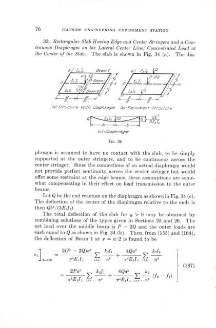 Solutions for certain rectangular slabs continuous over flexible ...