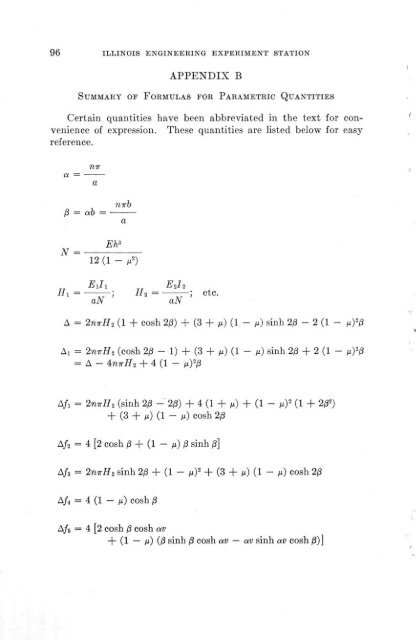 Solutions for certain rectangular slabs continuous over flexible ...