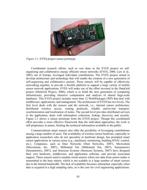 Structural Health Monitoring Using Smart Sensors - ideals ...