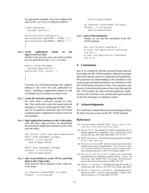 Understanding and Simulating the IEC 61850 Standard - CiteSeerX