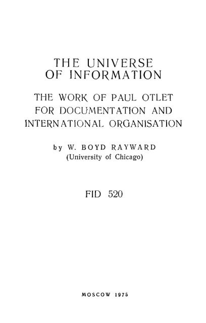 THE UNIVERSE OF INFORMATION.pdf - ideals